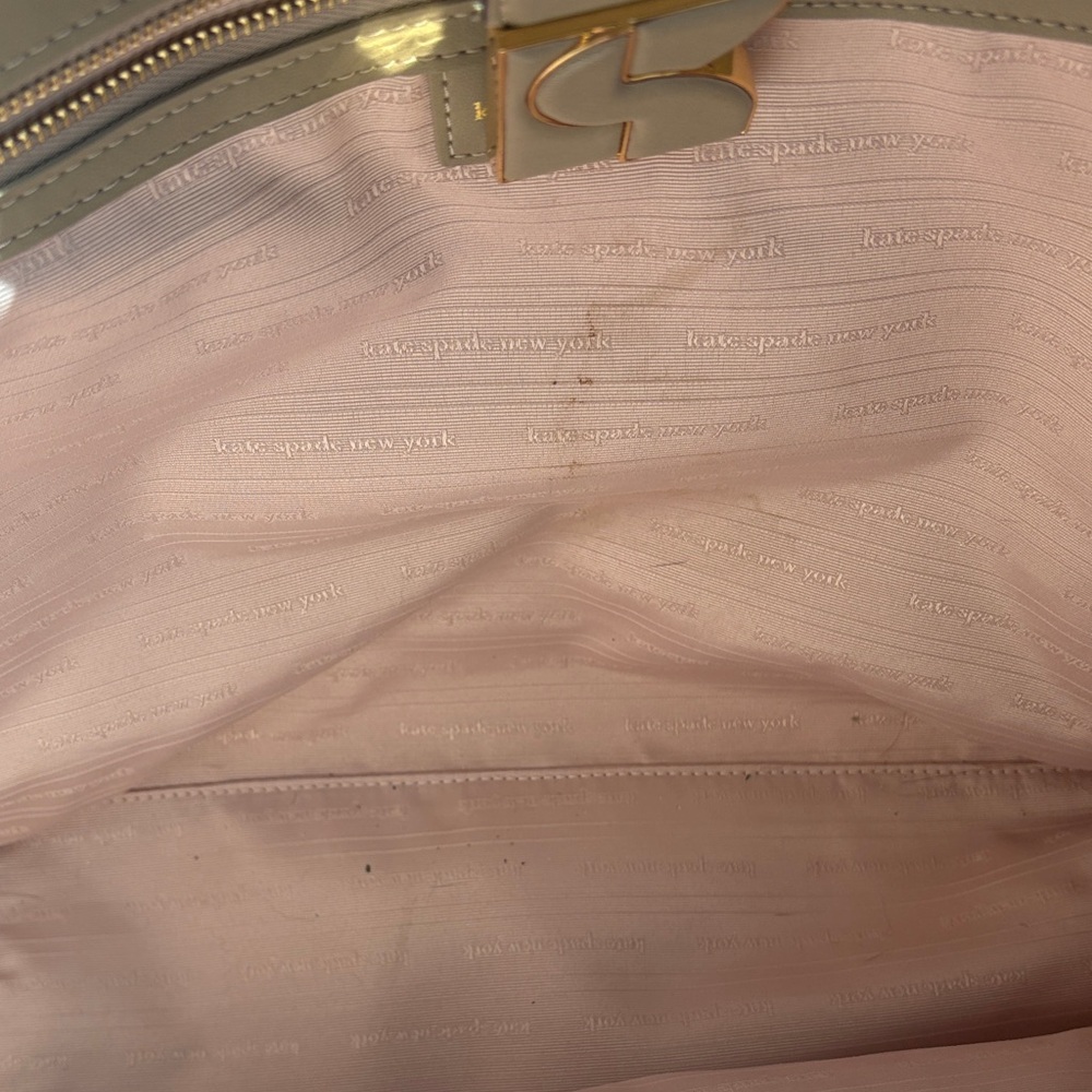 Kate Spade Taupe Leather Shoulder Bag - Picture 5 of 10